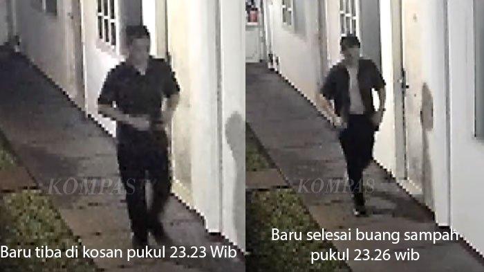 DIPLOMAT MUDA TEWAS: Rekaman CCTV yang memperlihatkan gerak-gerik diplomat muda Arya Daru sebelum tewas dengan kondisi kepala dililit lakban. Terlihat adanya perbedaan mencolok saat Daru baru pulang kerja dengan momen setelah ia buang sampah pada Senin (7/7/2025) sekira pukul 23.00 Wib