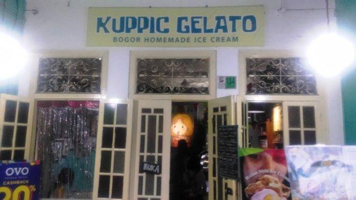 Cafe Kuppic Gelato di Jalan Suryakencana, Bogor Tengah, Kota Bogor