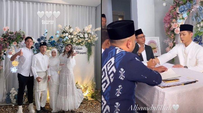Akhirnya Larissa Chou resmi menikah dengan Ikram Rosadi. Terkuak mahar hingga momen ijab kabul sang mempelai