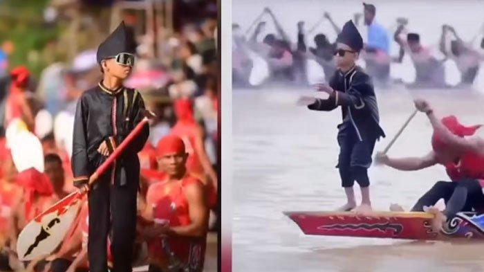 PACU JALUR VIRAL: Viral kisah Dika bocah yang tariannya di pacu jalur pukau pesepakbola hingga warga dunia. Dika dapat rezeki nomplok usai citra aura farming tariannya viral.