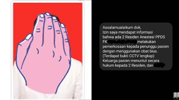 DOKTER RESIDEN CABUL: Tangkapan layar sosok PAP, sosok dokter residen yang viral diduga perkosa keluarga pasien di RSHS Bandung. Modus bejat pelaku terkuak setelah sang dokter ditangkap polisi,disadur pada Rabu (9/4/2025).
