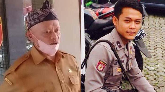 Sosok Arif Lukman Nurhakim (kanan), anak dari Mulyana (kiri) sekaligus keponakan Yosef tersangka kasus Subang