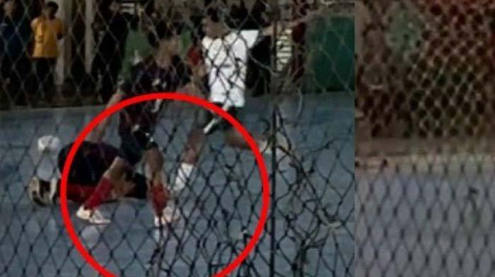 Pemain futsal tendang kepala lawan di Porprov Jawa Timur. Terkuak kondisi terkini korbannya, Hanafi pemain Futsal dari Kabupaten Blitar