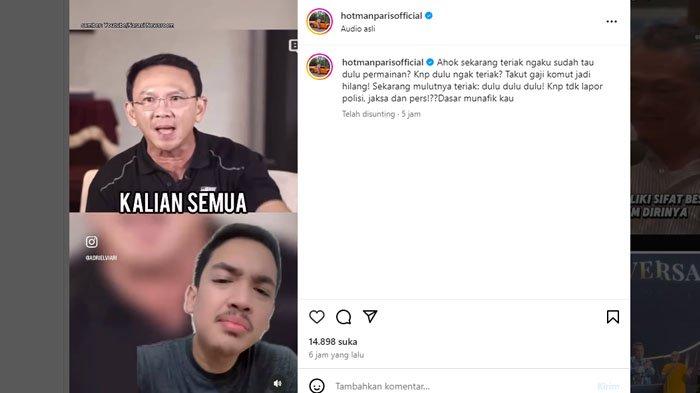 Geger aksi pengacara Hotman Paris yang menyentil Ahok gara-gara Ahok mengancam bakal membongkar skandal di Pertamina. Hotman menyentil gaji Ahok