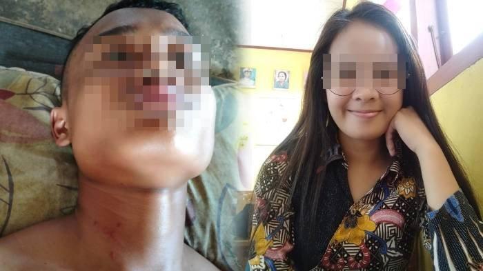 Seorang guru honorer wanita di Nias diduga menganiaya siswanya hingga pingsan.