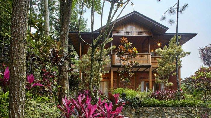 Jambuluwuk Resort Puncak merupakan hotel di Bogor yang memiliki konsep arsitektur khas Bali serta gaya hidup tradisional yang unik yang terbuat dari kayu.