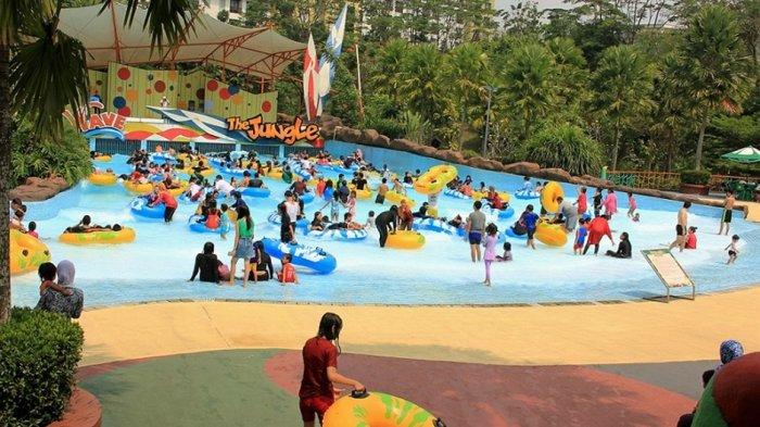 Rekomendasi tempat wisata dengan wahana air terlengkap di Bogor, yakni The Jungle Waterpark Bogor