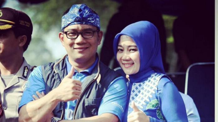 Ridwan Kamil bersama sang Istri, Atalia Praratya Kamil.