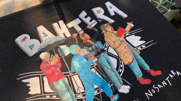 UMKM BOGOR - Contoh hasil dari Kasabo Vendor dengan jenis sablon manual dengan tinta plastinol dan menggunakan teknik raster menghasilkan gradasi yang tajam.