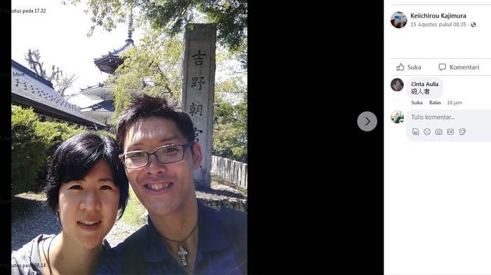 Keiichiro Kajimura foto bersama wanita lain sebelum diduga membunuh Josi Putri Cahyani