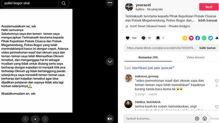 Klarifikasi mahasiswi yang memviralkan oknum joki di jalur Puncak Bogor