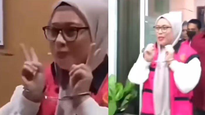 KORUPTOR POSE 2 JARI: Tangkapan layar sosok tersangka korupsi viral pose dua jari, disadur pada Jumat (18//2025). Ternyata ini sosok dan rekam jejak tersangka korupsi yang viral karena senyum-senyum sambil pose dua jari usai ditangkap atas kasus korupsi.