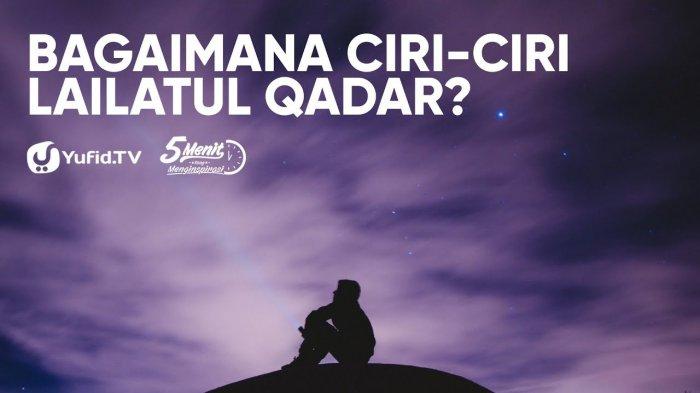 Ilustrasi malam Lailatul Qadar.