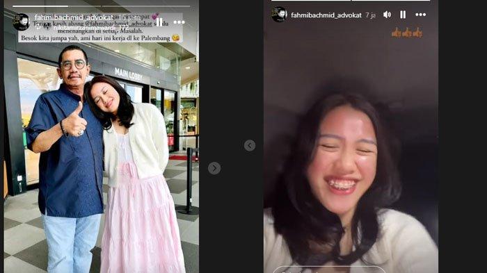 VIDEO PERDANA LOLLY: Tangkapan layar video terbaru yang direkam Lolly anak Nikita Mirzani setelah resmi berdamai dengan Nikita Mirzani dan momen kebersamaannya dengan sang pengacara, Fahmi Bachmid.