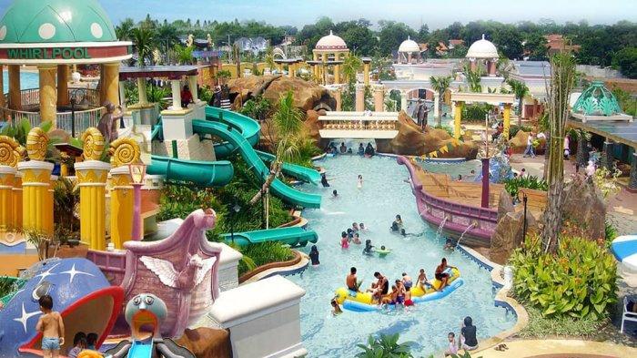 Marcopolo Water Adventure merupakan tempat wisata air di Bogor yang menyuguhkan pemandangan bak Mediterania, cocok untuk dikunjungi bersama keluarga untuk berenang serta berfoto ria.