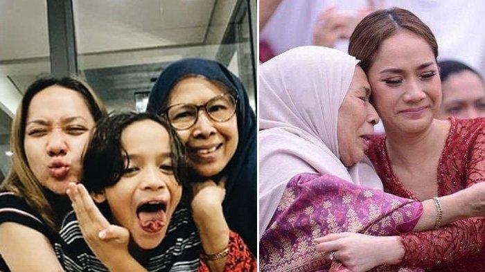BCL dipeluk ibunda Ashraf Sinclair saat rayakan ulang tahun