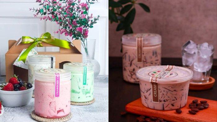 KULINER BOGOR - de_dessert dalam kemasan jar semakin diminati sebagai pilihan camilan praktis dan lezat. Produk ini hadir dalam berbagai rasa, seperti Strawberry Cheese, Buko Pandan, dan Creamy Coffee, Lychee Yo! yang menawarkan perpaduan rasa manis dan creamy dengan tekstur lembut.