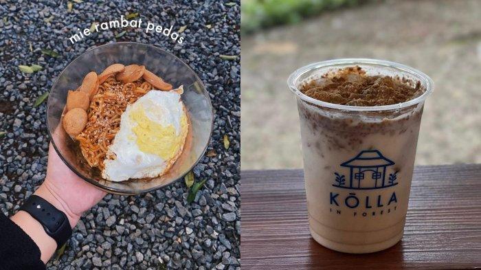 KULINER BOGOR: Menu favorit di Kolla in Forest Bogor, kopi dan mie rambat pedas.