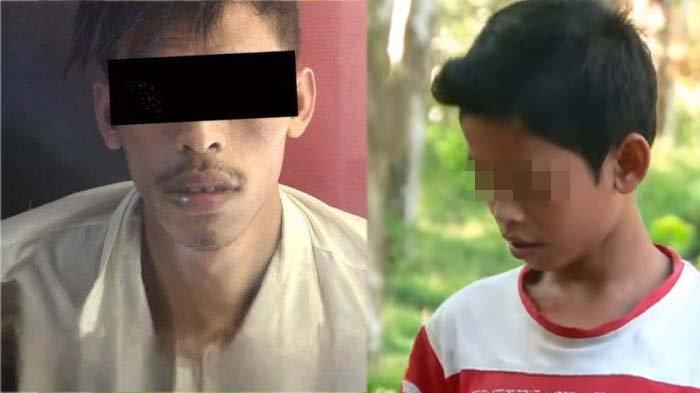 PRIA MUTILASI PACAR: Tangkapan layar sosok pemuda asal Serang (kiri) yang ditangkap usai memutilasi pacar. Warga membongkar keseharian pelaku. Ternyata pelaku pernah viral masuk program televisi di tahun 2016 lalu yakni Orang Pinggiran (kanan), disadur pada Senin (21/4/2025).