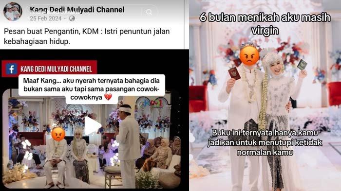 Viral kisah wanita diduga dinikahi pria penyuka sesama jenis hingga masih perawan selama enam bulan menikah. Pernikahan wanita bernama Nessa Salsa itu sempat disaksikan oleh Kang Dedi Mulyadi.