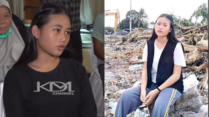 KORBAN GUSUR DI BEKASI - Korban gusur yang tinggal di bantaran kali kawasan Cikarang Bekasi, Aura Citra artis sinetron.