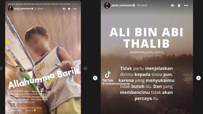 Postingan Paula Verhoeven setelah viral diisukan selingkuh dari Baim Wong jadi sorotan