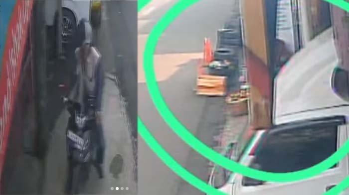 KAKEK BOGOR DIHAJAR: Tangkapan layar sosok pelaku yang hajar kakek di Bogor hingga berdarah-darah pada Rabu (30/4/2025). Polisi kantongi identitas pelaku pemukulan Kakek Ogan (78) penjual pisang di Gunung Batu, Kecamatan Bogor Barat, Kota Bogor.