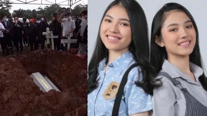 pemakaman Melisha Sidabutar diwarnai isak tangis, kondisi sang kembaran memilukan