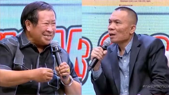 POLEMIK IJAZAH JOKOWI: Tangkapan layar momen Rismon Sianipar gelagapan saat ditertawakan Susno Duadji gara-gara blunder bahas hal lain yakni Jessica Wongso lalu dikaitkan dengan kasus ijazah Jokowi, disadur pada Rabu (28/5/2025).