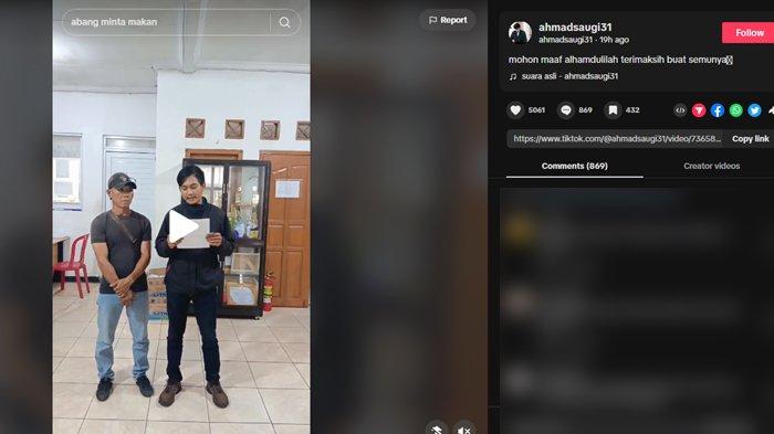 Sosok pria bernama Ahmad Saugi yang viralkan kisah Gibran bocah kelaparan di Bojonggede Kabupaten Bogor. Niat baik Saugi untuk membantu Gibran malah dijegal. Saugi terpaksa menghapus semua kontennya yang berkaitan dengan Gibran