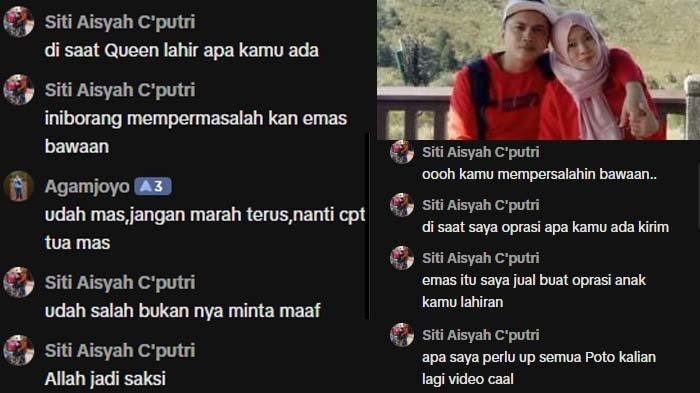 Momen saat Siti TKI ngamuk di kolom komentar siaran langsung suaminya, Castam. Siti terlihat murka karena suaminya mengungkit soal pernikahan mereka