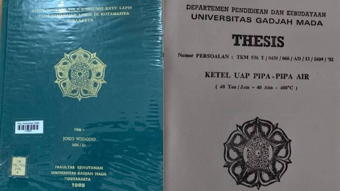 POLEMIK IJAZAH JOKOWI - Lulusan Teknik UGM Bongkar Isi Tesisnya, Lebih Abal-abal dari Skripsi Jokowi, Kasih Paham Roy Suryo