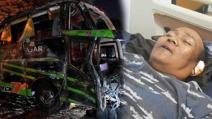 Sopir bus kecelakaan maut di Ciater Subang saat menjalani perawatan di rumah sakit, Minggu (19/5/2024)