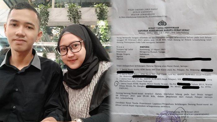 Terbongkar prank suami istri hilang di Karawang. Ternyata penyebab keduanya diduga menghilang karena ngambek dengan keluarga