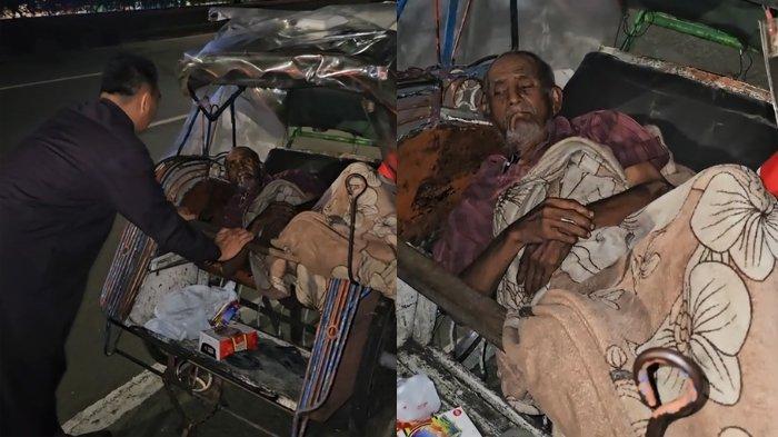 Viral seorang kakek 77 tahun bernama Mbah Surani tinggal di becak pinggir jalan. Mbah Surani tak berani pulang ke rumah karena takut dimarahi menantunya yang durhaka