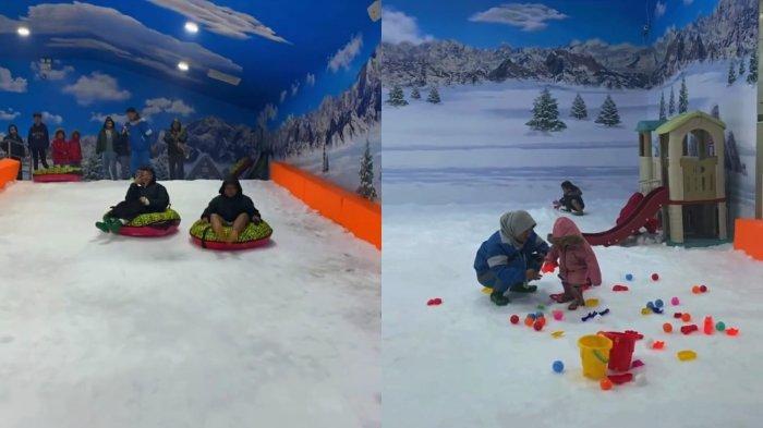 Jungle Snow tempat wisata di Bogor yang bisa bermain salju.