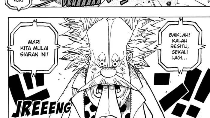 Dr. Vegapunk dalam manga One Piece chapter 1113 ketika akan menyiarkan pesan yang berisi rahasia yang bakal mengguncang dunia