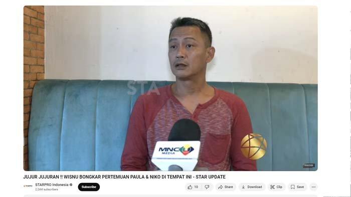 Seorang pemilik resto sekaligus sahabat lama Baim Wong , Wisnu mengaku pernah memergoki Paula Verhoeven berduaan dengan pria N di restoran miliknya.
