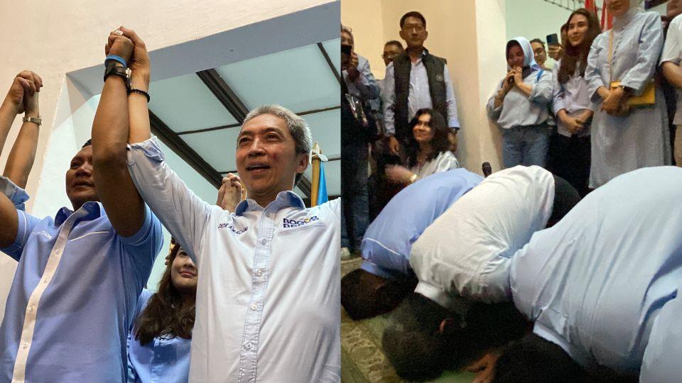 Hasil Quick Count atau perhitungan cepat Pilwalkot Bogor 2024 versi Charta Politika menunjukan pasangan calon (paslon) nomor urut 3 Dedie Rachim-Jenal Mutaqin unggul dari pasangan lain.