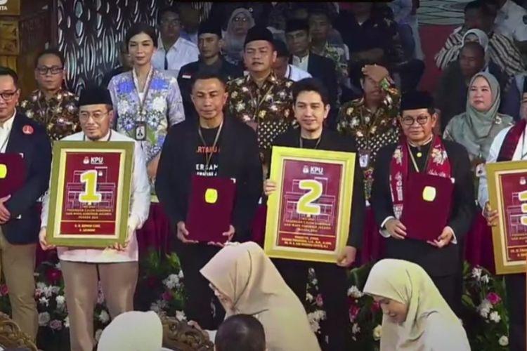 Jadwal debat Cagub DKI Jakarta 2024. Pilkada DKI Jakara tahun ini diikuti oleh tiga paslon, yakni Pramono Anung-Rano Karno, Ridwan Kamil-Suswono, dan Dharma Pongrekun-Kun Wardana (Dharma-Kun).