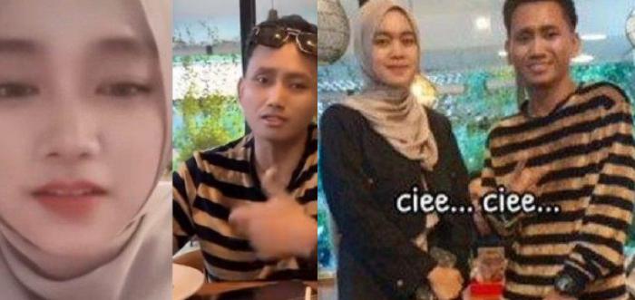 Pegi Setiawan tersipu malu saat dijodohkan dengan Jihan.