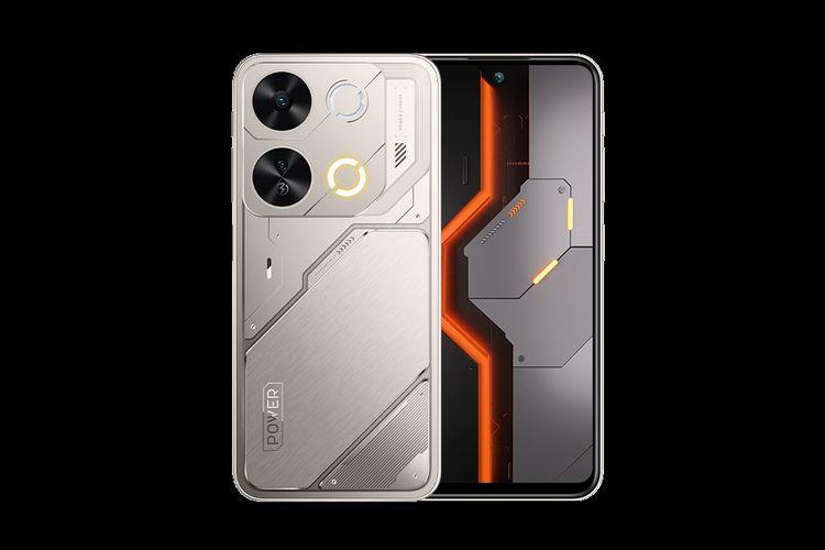 Itel P65 dengan tampilan agresif ala Smatphone gaming. (Sumber: kompas.com)