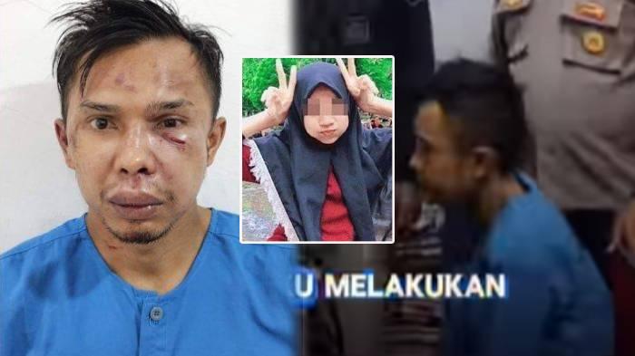 Heru, keponakan Indra Septiarman membocorkan rekonstruksi pembunuhan gadis penjual gorengan di Padang Pariaman.