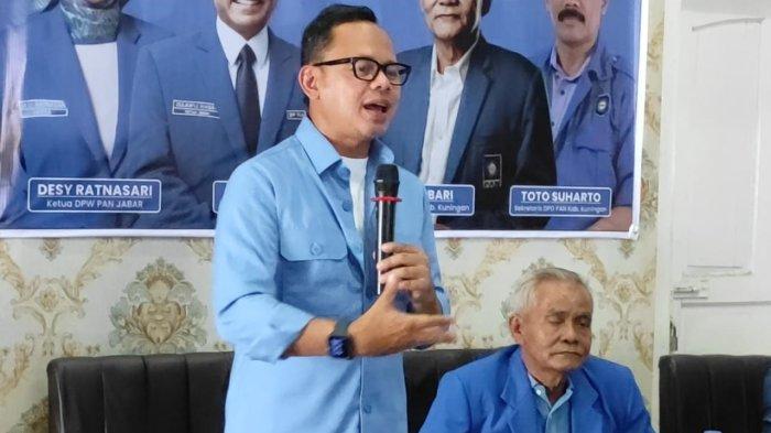 Foto kegiatan Bima Arya mantan Wali Kota Bogor di DPD PAN Kuningan.