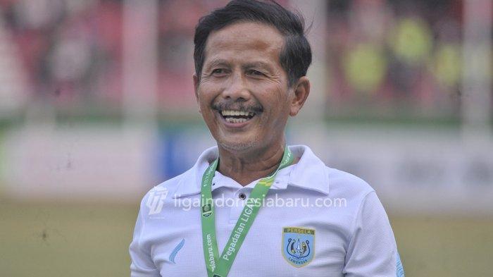 Pelatih Persela Lamongan Djadjang Nurdjaman.