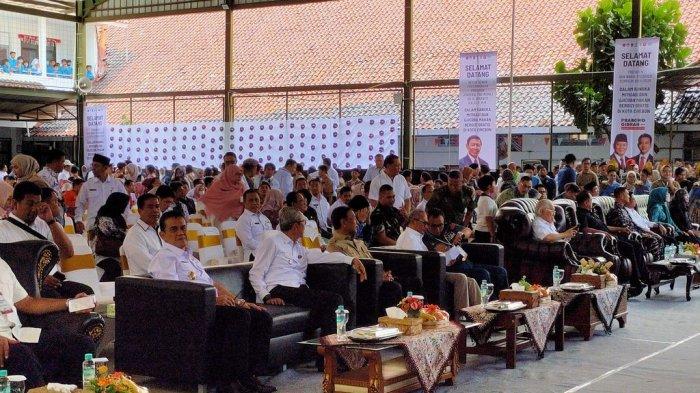 Ketua Dewan Pertimbangan Presiden (Wantimpres), Jenderal TNI (Purn) Wiranto, hadir di SMPN 1 Cirebon untuk menghadiri uji coba Program Makan Bergizi (MBG) pada Rabu (25/9/2024)