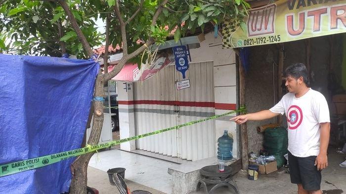 Lokasi bengkel yang dirampok di Desa Purbawinangun, Kecamatan Plumbon, Kabupaten Cirebon, tepatnya di depan Perumahan Griya Damai Kharisma, Selasa (23/4/2024) dini hari.