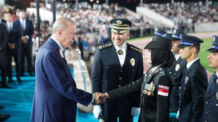 SOSOK Briptu Tiara Nissa Zulbida, Polwan RI Lulusan Berprestasi Akpol Turki