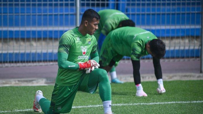 Teja Paku Alam saat berlatih bersama Persib Bandung.