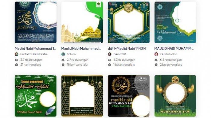Twibbon Maulid Nabi Menyambut Hari Kelahiran Nabi Muhammad SAW
